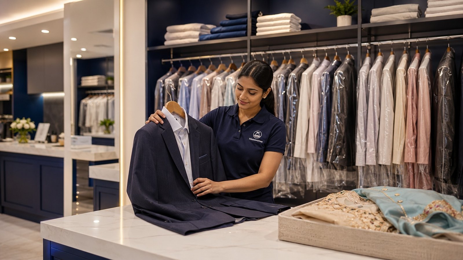 Modern laundry store
